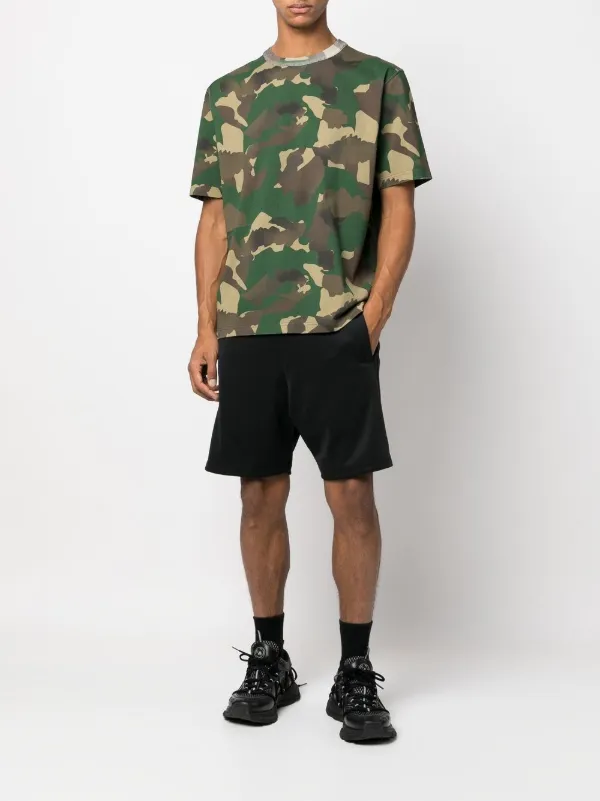 Heron Preston Camouflage organic-cotton T-shirt | Green
