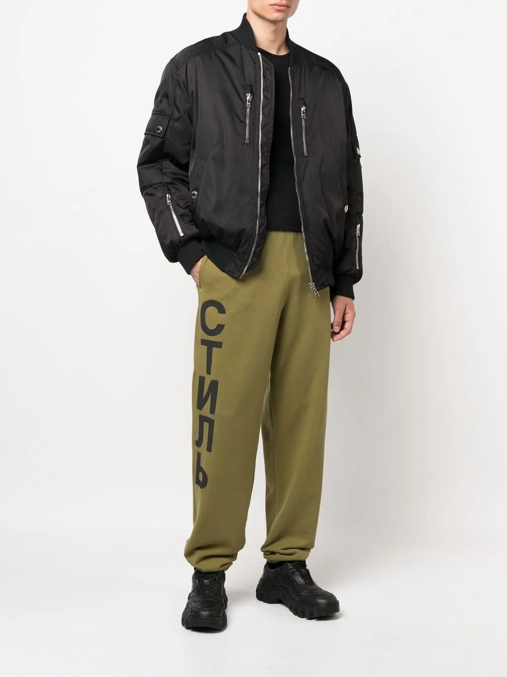Heron Preston logo-print track pants | Sweatpants | Image 2