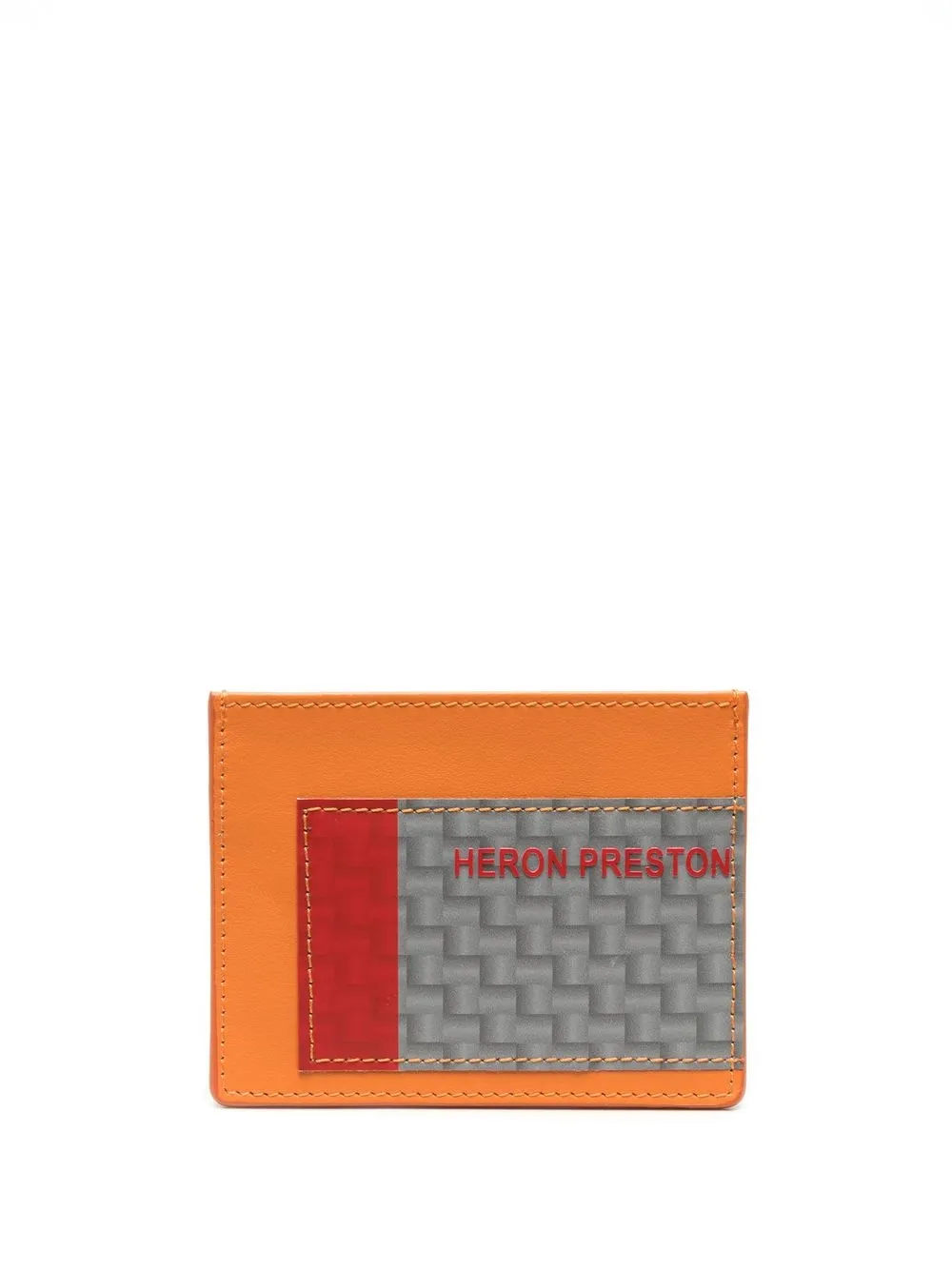 Heron Preston Pasjeshouder met streepdetail - Oranje
