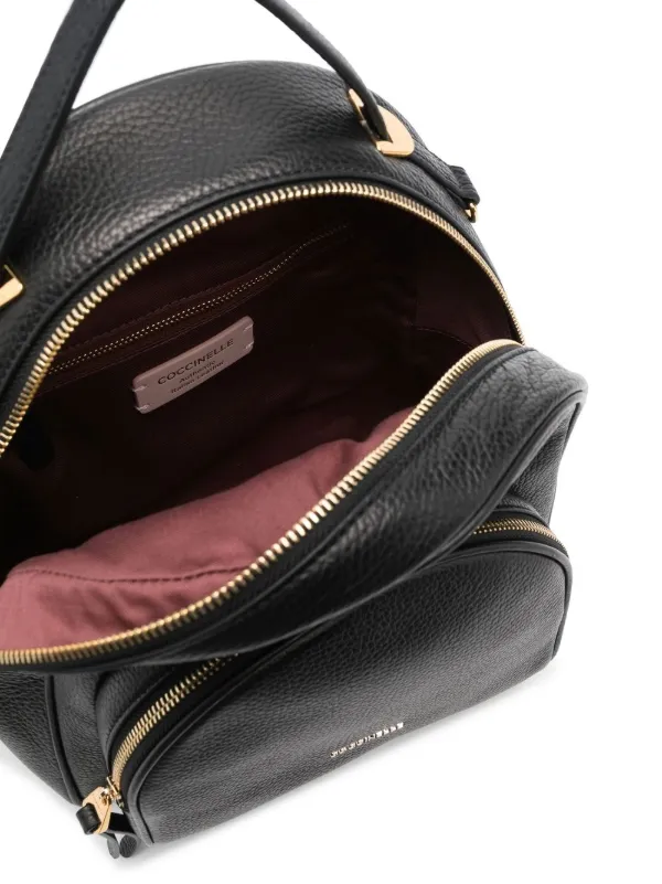 Coccinelle Lea pebbled-leather Backpack 