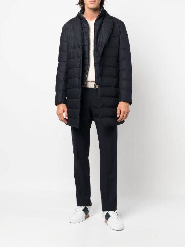 Herno concealed-zip Padded Coat - Farfetch