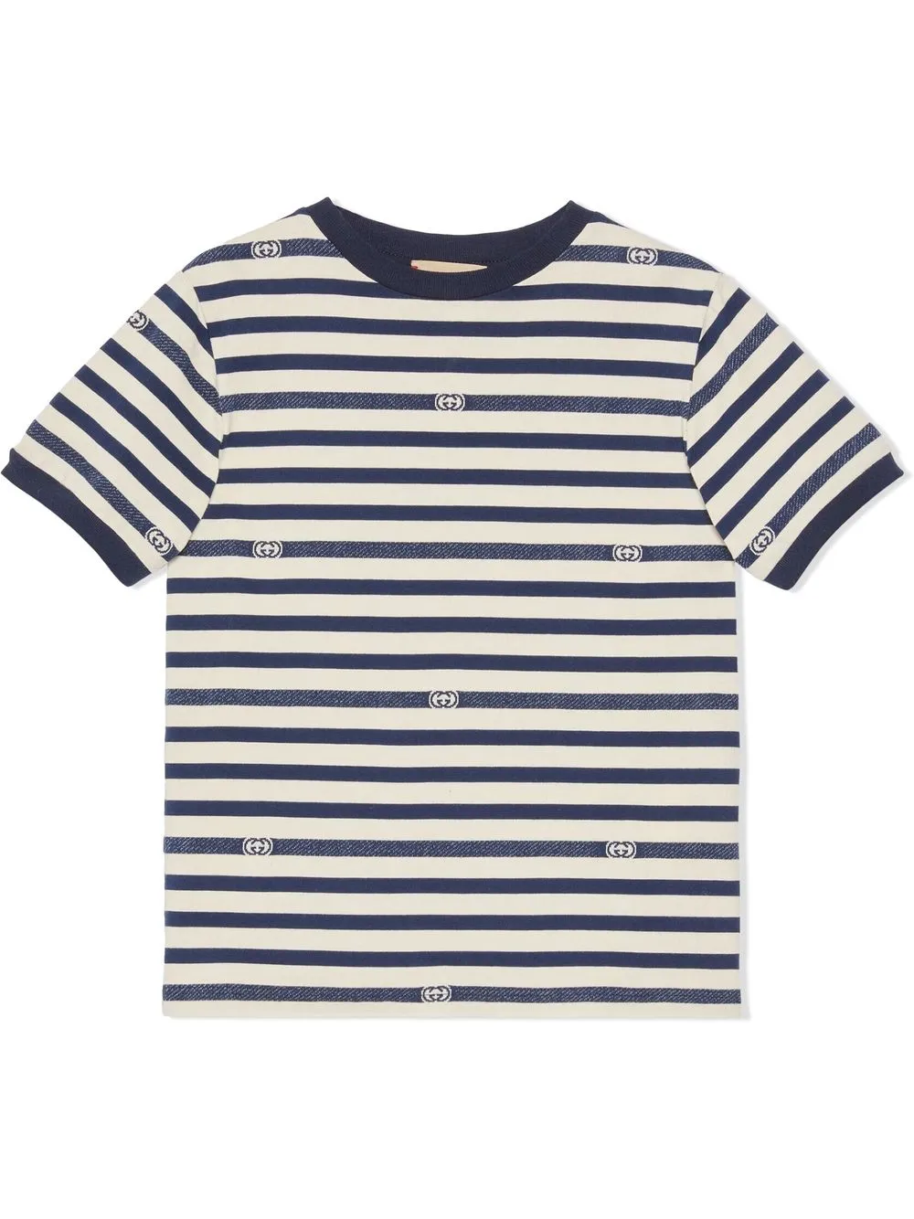 

Gucci Kids playera a rayas - Azul
