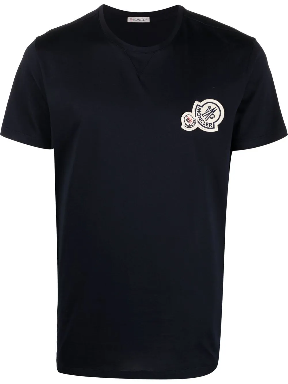 

Moncler logo-patch T-shirt - Blue