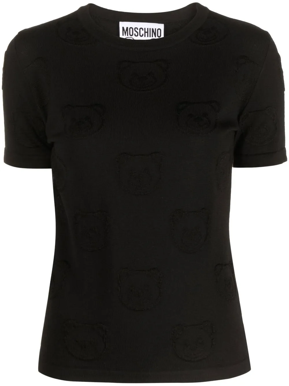 

Moschino playera slim con cuello redondo - Negro