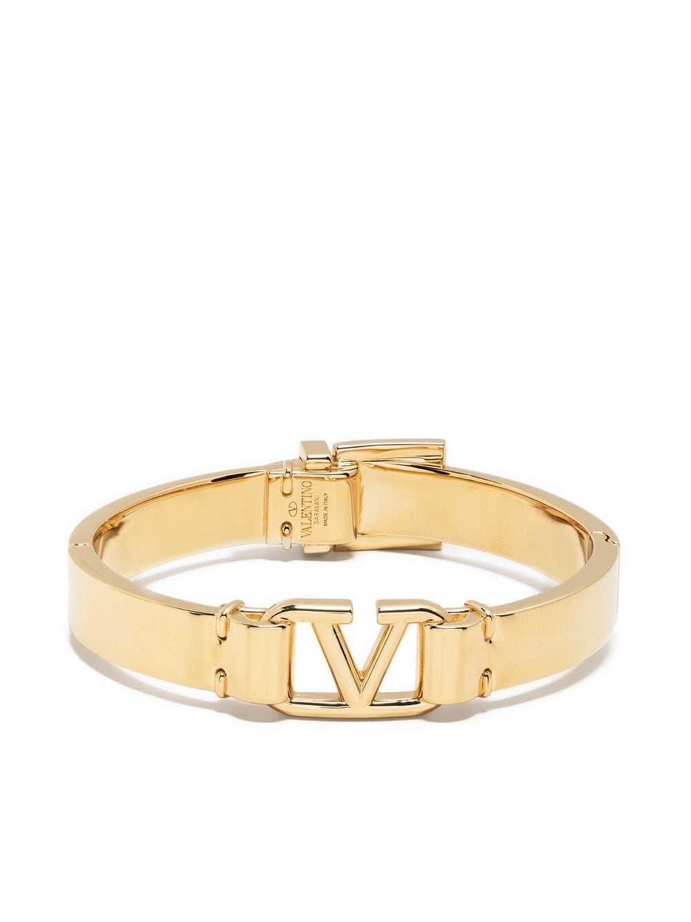 

Valentino Garavani pulsera VLogo en latón - Dorado