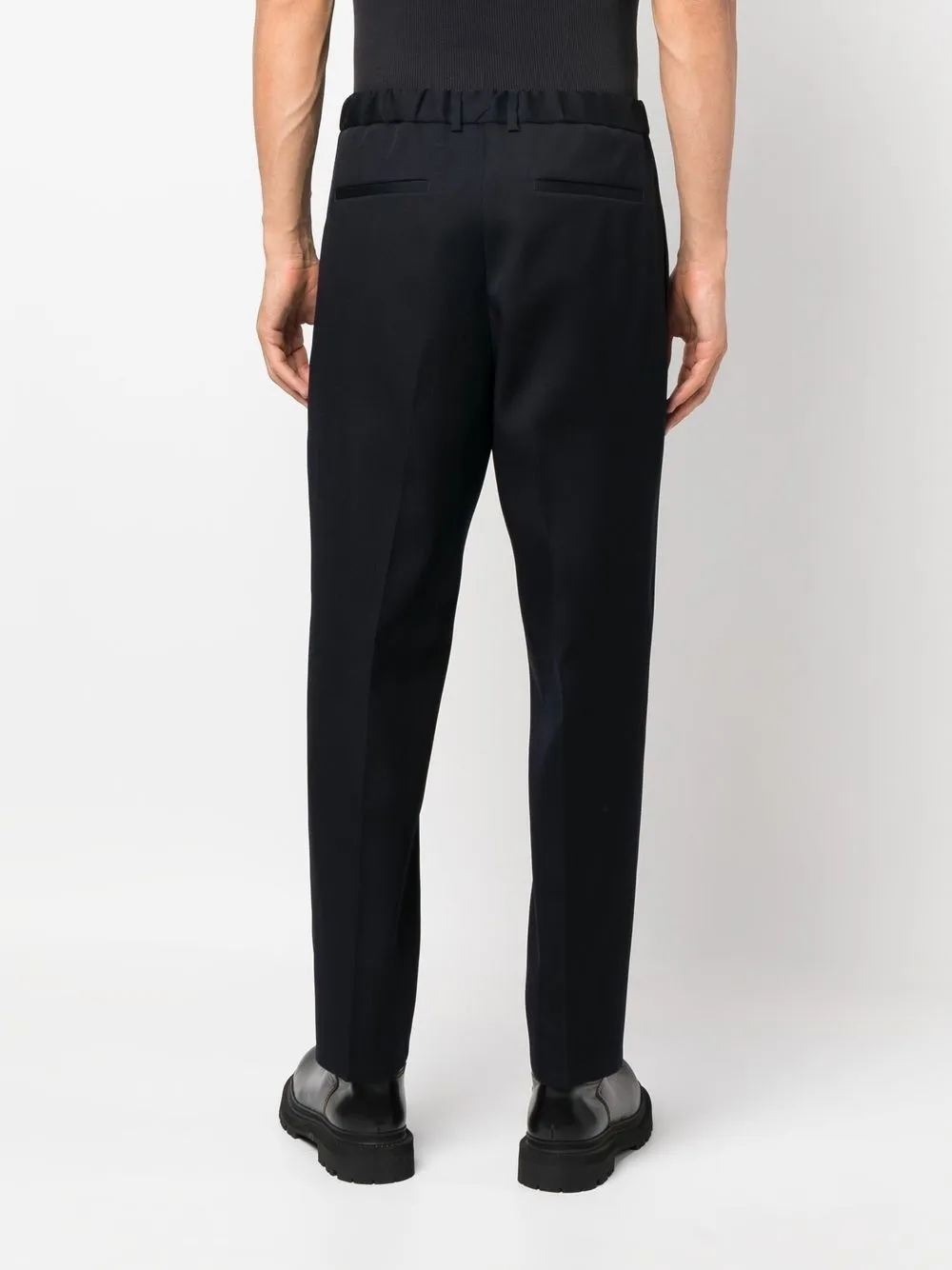 Jil Sander virgin-wool Tapered Trousers | Blue | FARFETCH JO