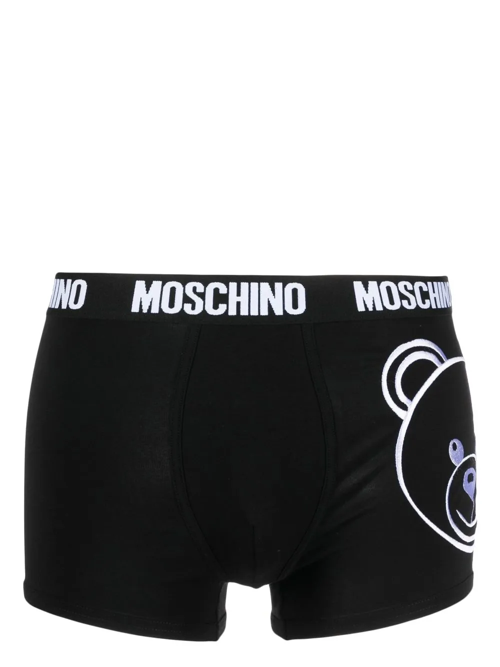 

Moschino bóxer con logo en la pretina - Negro