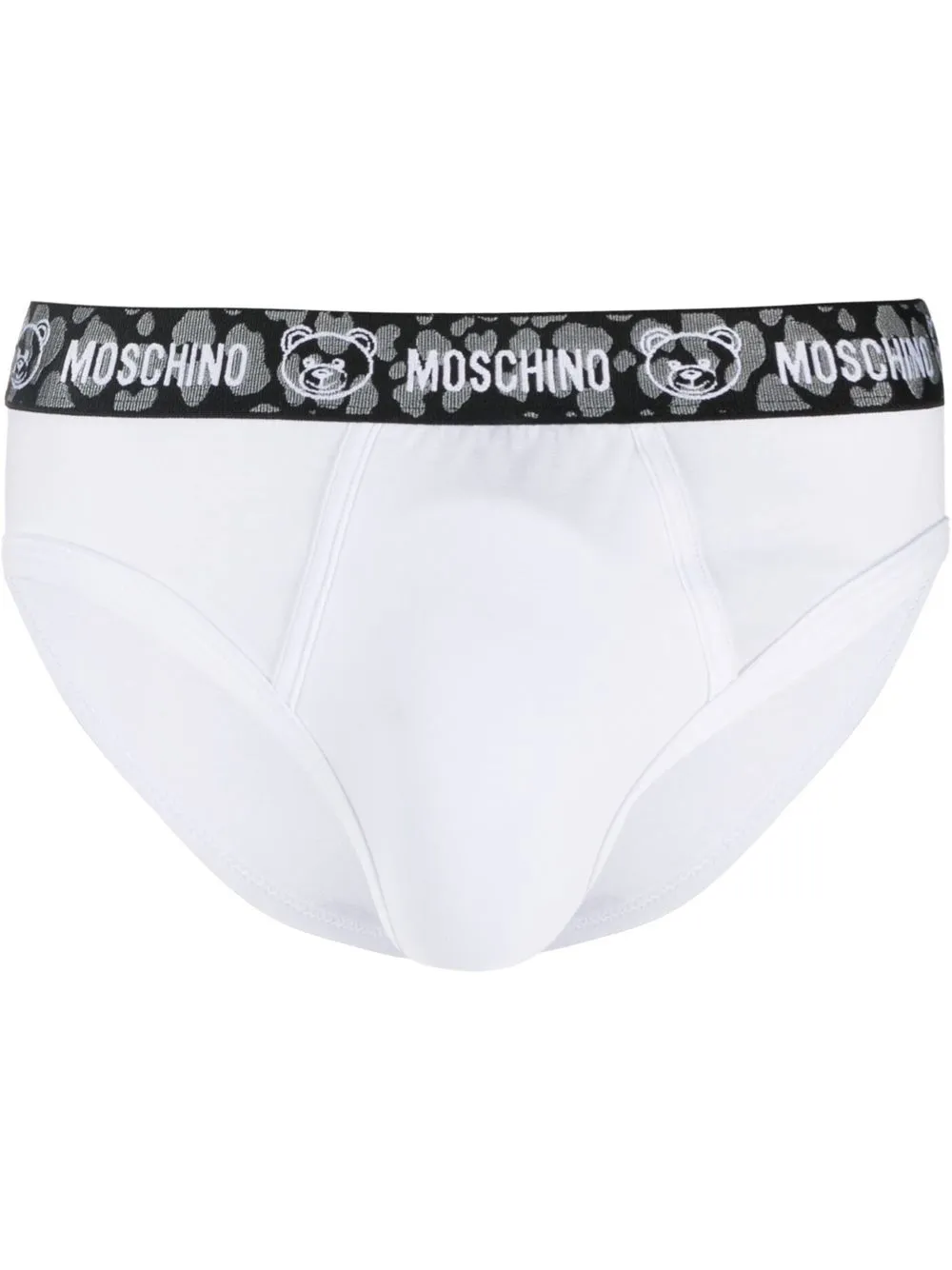 

Moschino calzones con logo en la pretina - Blanco