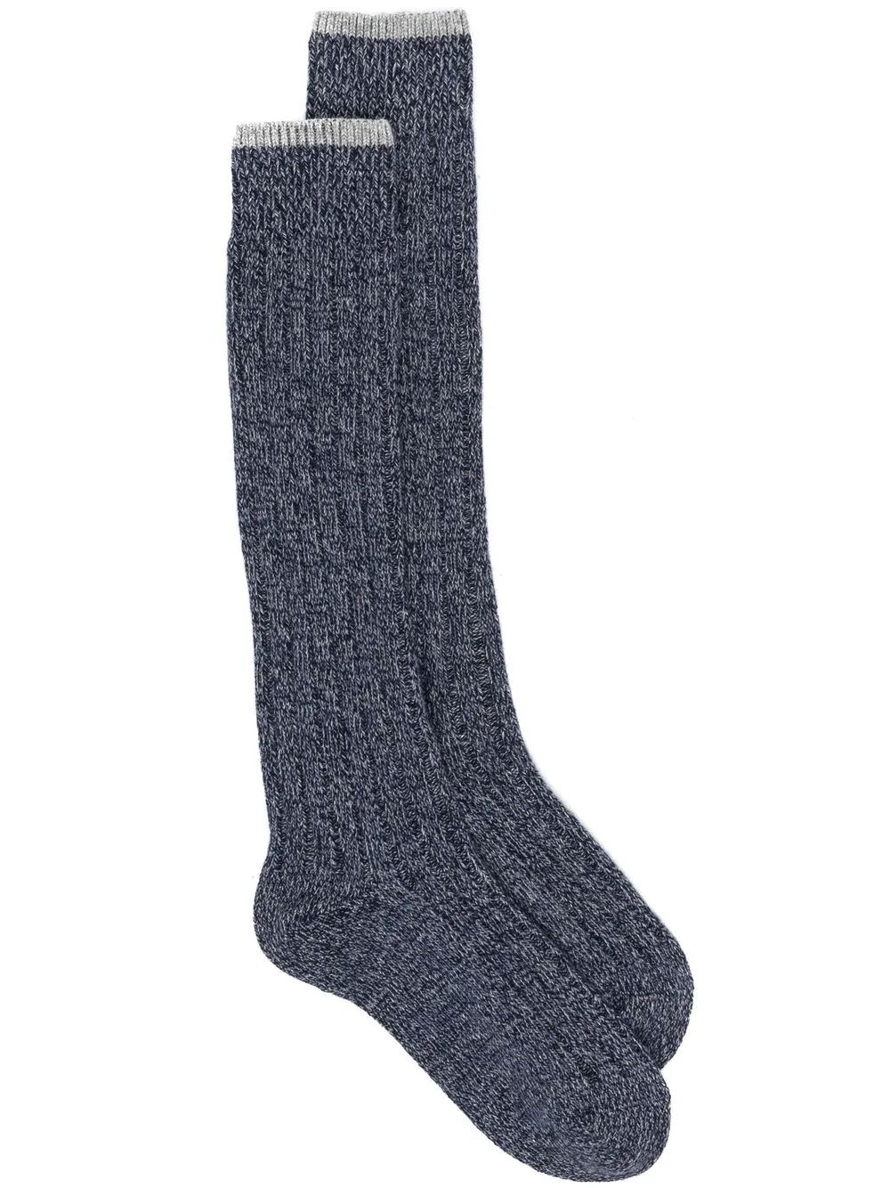 

Brunello Cucinelli calcetines tejido de cachemira - Azul