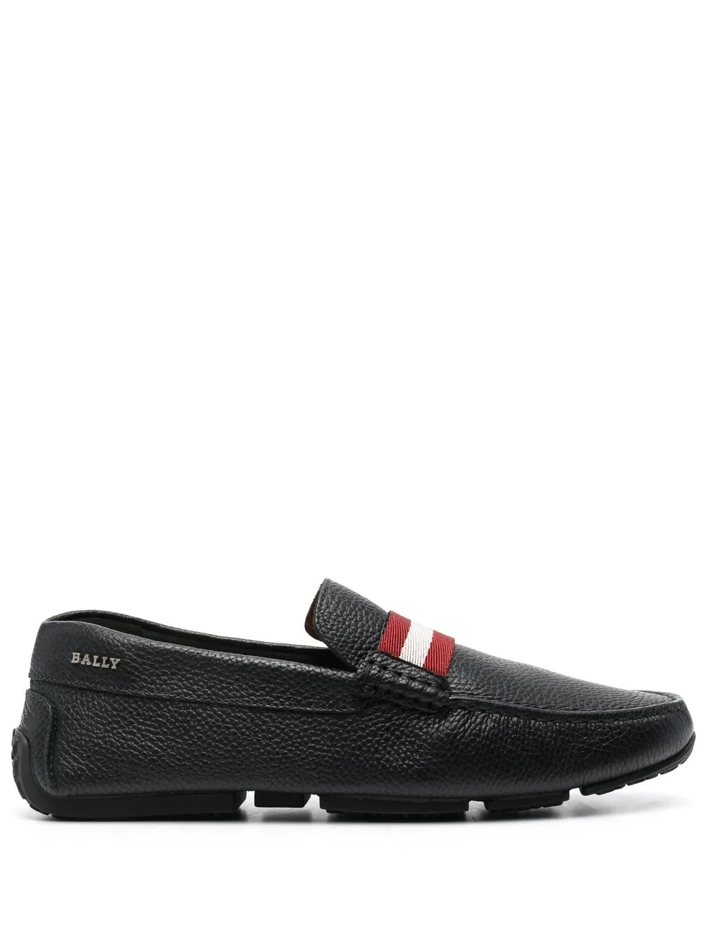 

Bally Pearce stripe-trim detail loafers - Black