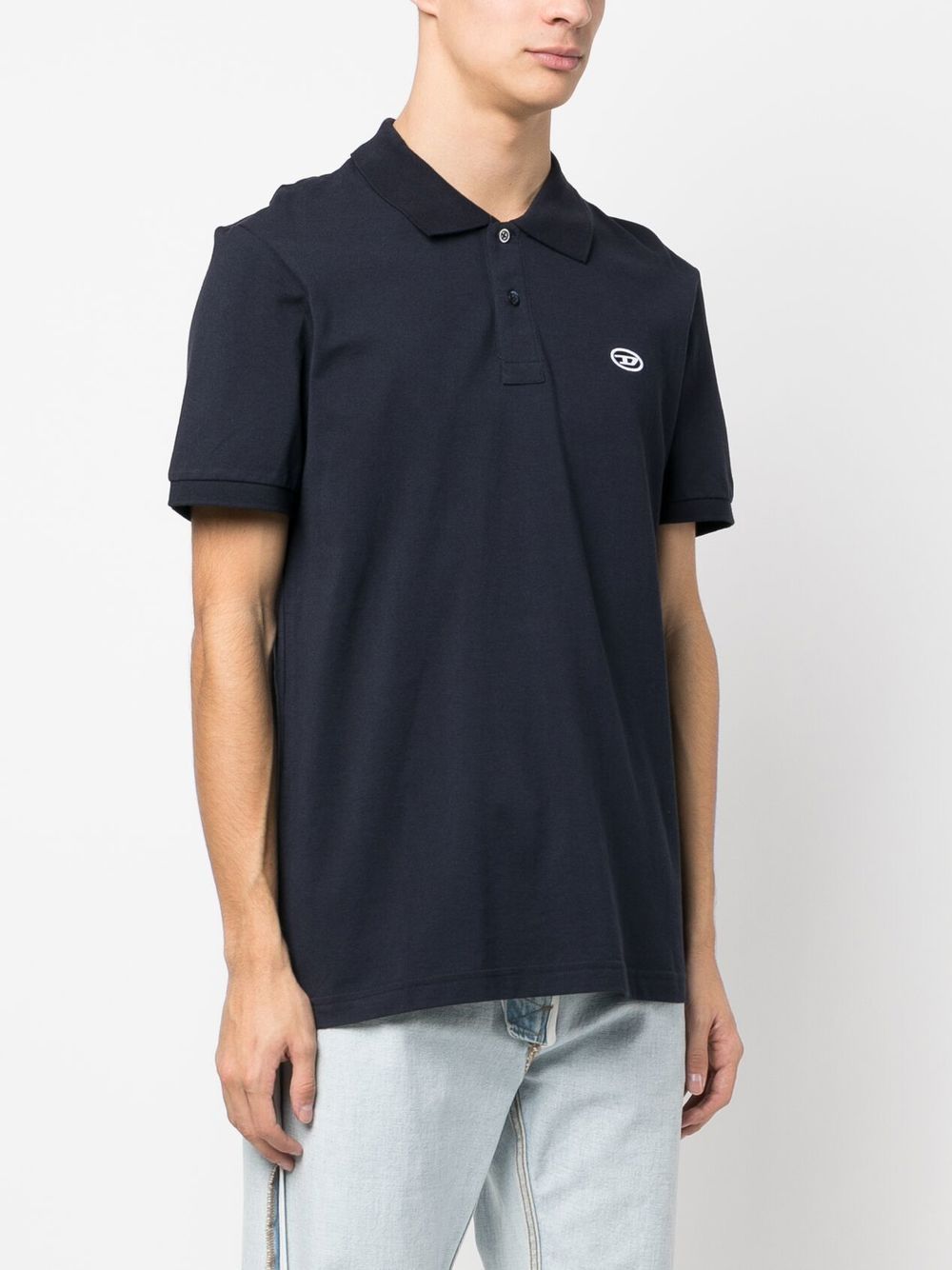 Shop Diesel T-smith-doval-pj Polo Shirt In Blue