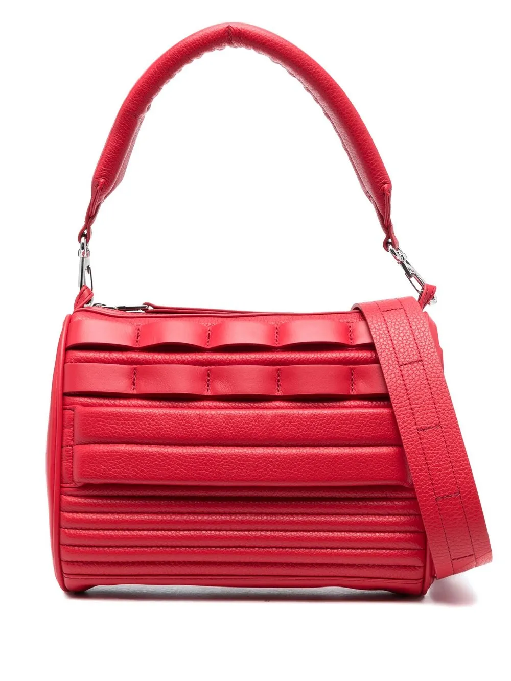 

Diesel logo-embossed tote bag - Red