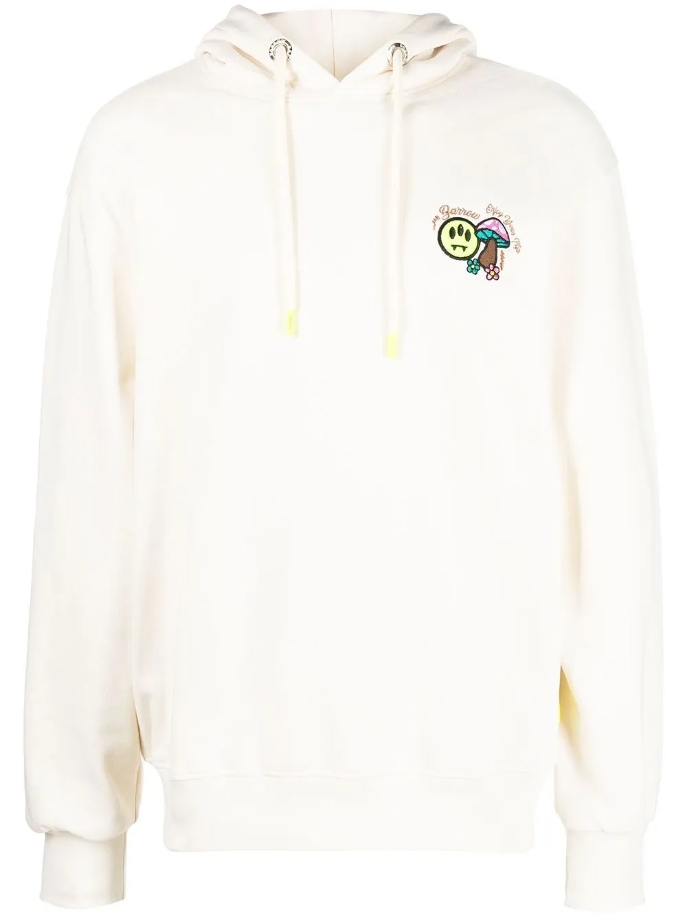 

BARROW hoodie con logo bordado - Neutro