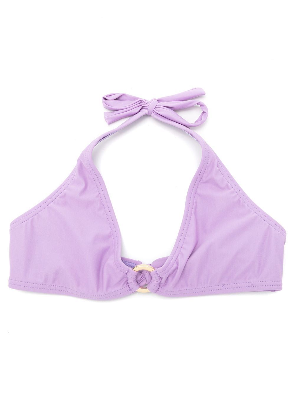 Lenny Niemeyer Sutia Argolinha halterneck bikini top - Purple