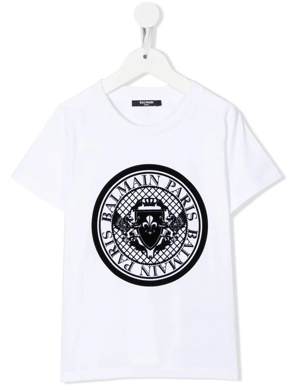 

Balmain Kids logo-print short-sleeved T-shrt - White