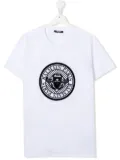 Balmain Kids TEEN logo-print cotton T-shirt - White