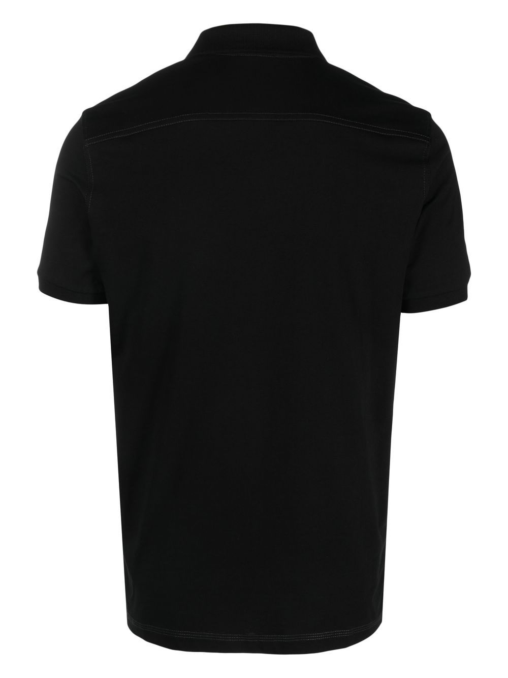 Diesel Poloshirt met logoprint - Zwart