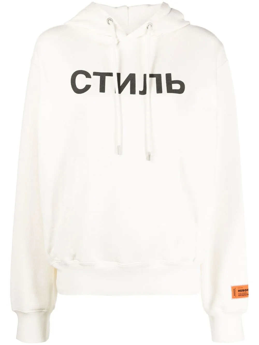 

Heron Preston hoodie con logo estampado - Blanco