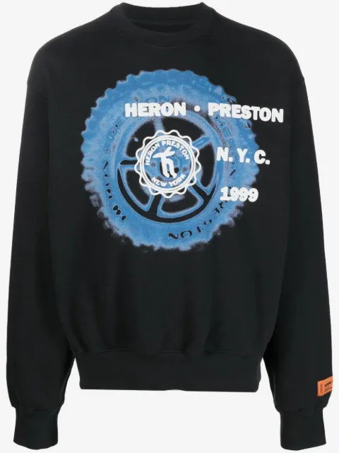 Heron Preston off road print sweatshirt