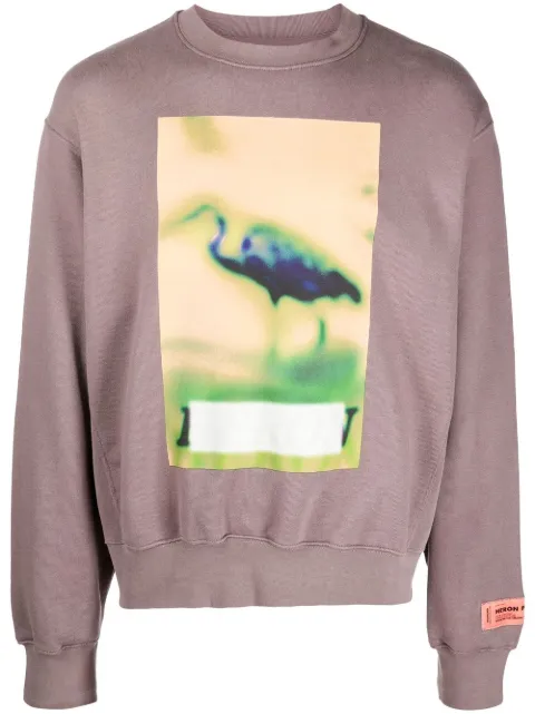 Heron Preston Censored print crew neck sweatshirt
