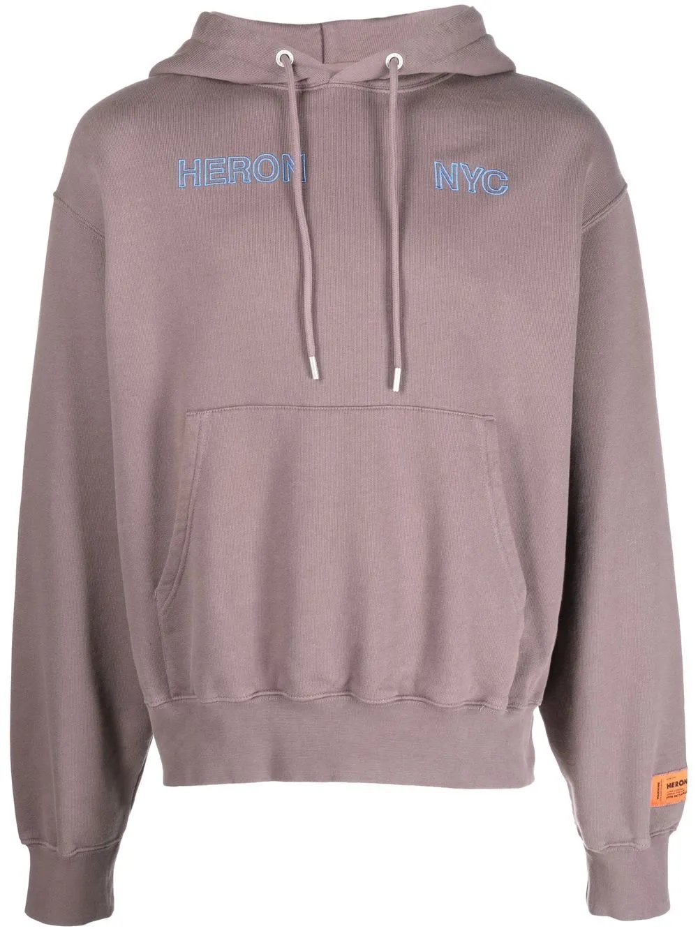 

Heron Preston hoodie y logo bordado - Gris