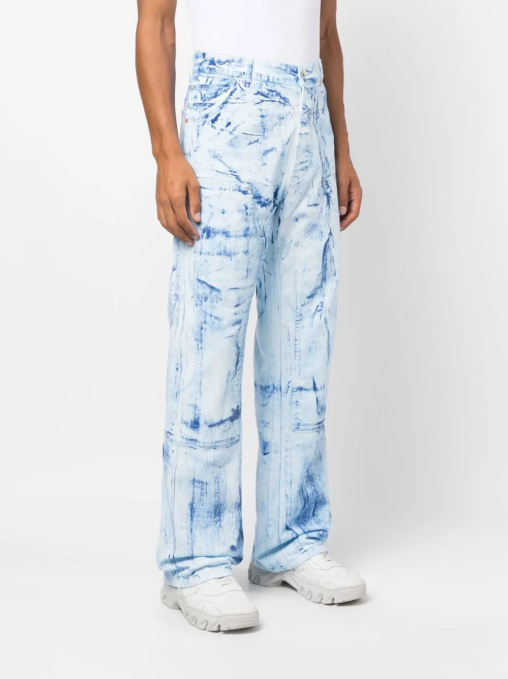 Heron Preston distressed-effect Denim Jeans - Farfetch