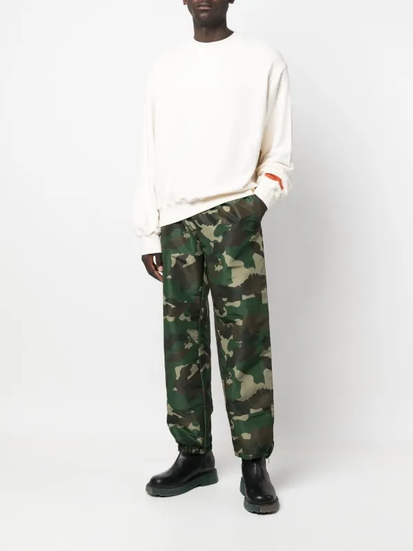 Heron Preston Camo logo-patch track-pants - Farfetch