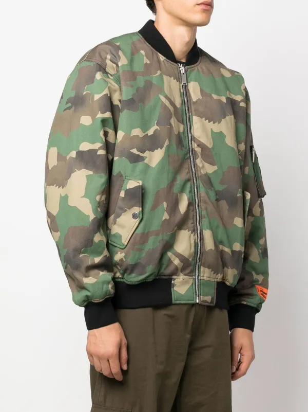 Camouflage on sale print jacket