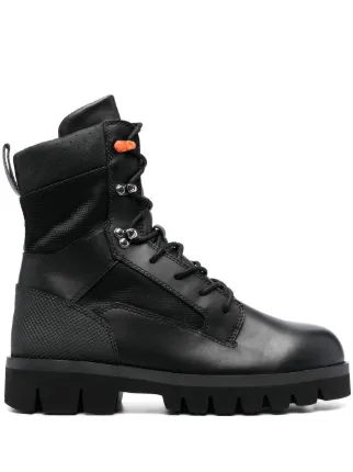 Heron Preston レースアップ ミリタリーブーツ | ブラック | FARFETCH JP