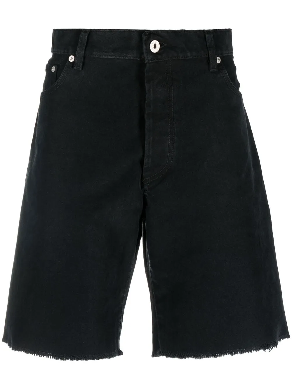 

Heron Preston shorts Hammer con bordes sin rematar - Negro