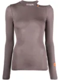 Heron Preston cut-out top - Grey