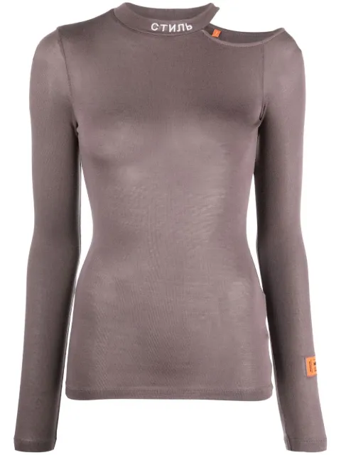 Heron Preston cut-out top 