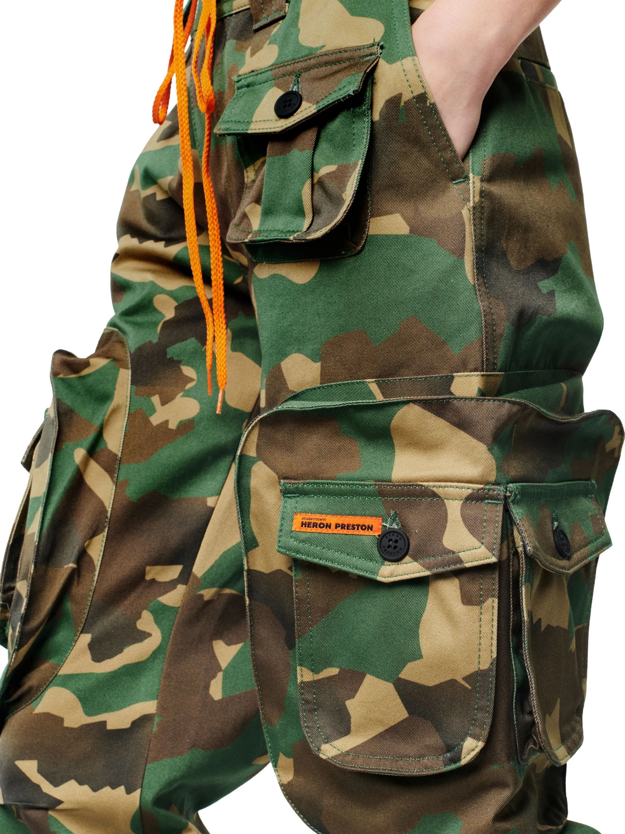 CAMO CARGO PANTS HERON PRESTON Official Site
