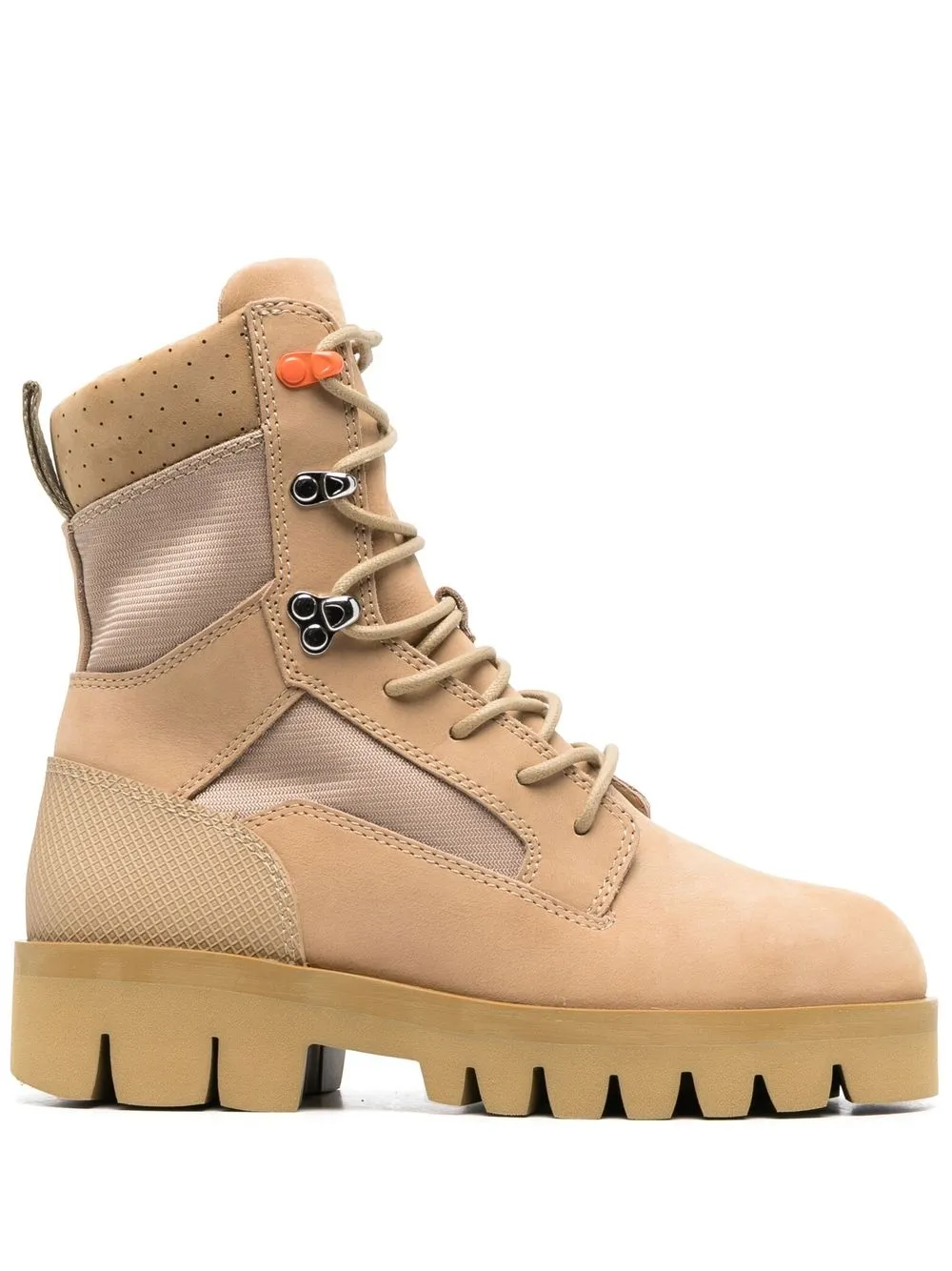 

Heron Preston lace-up combat boots - Neutrals