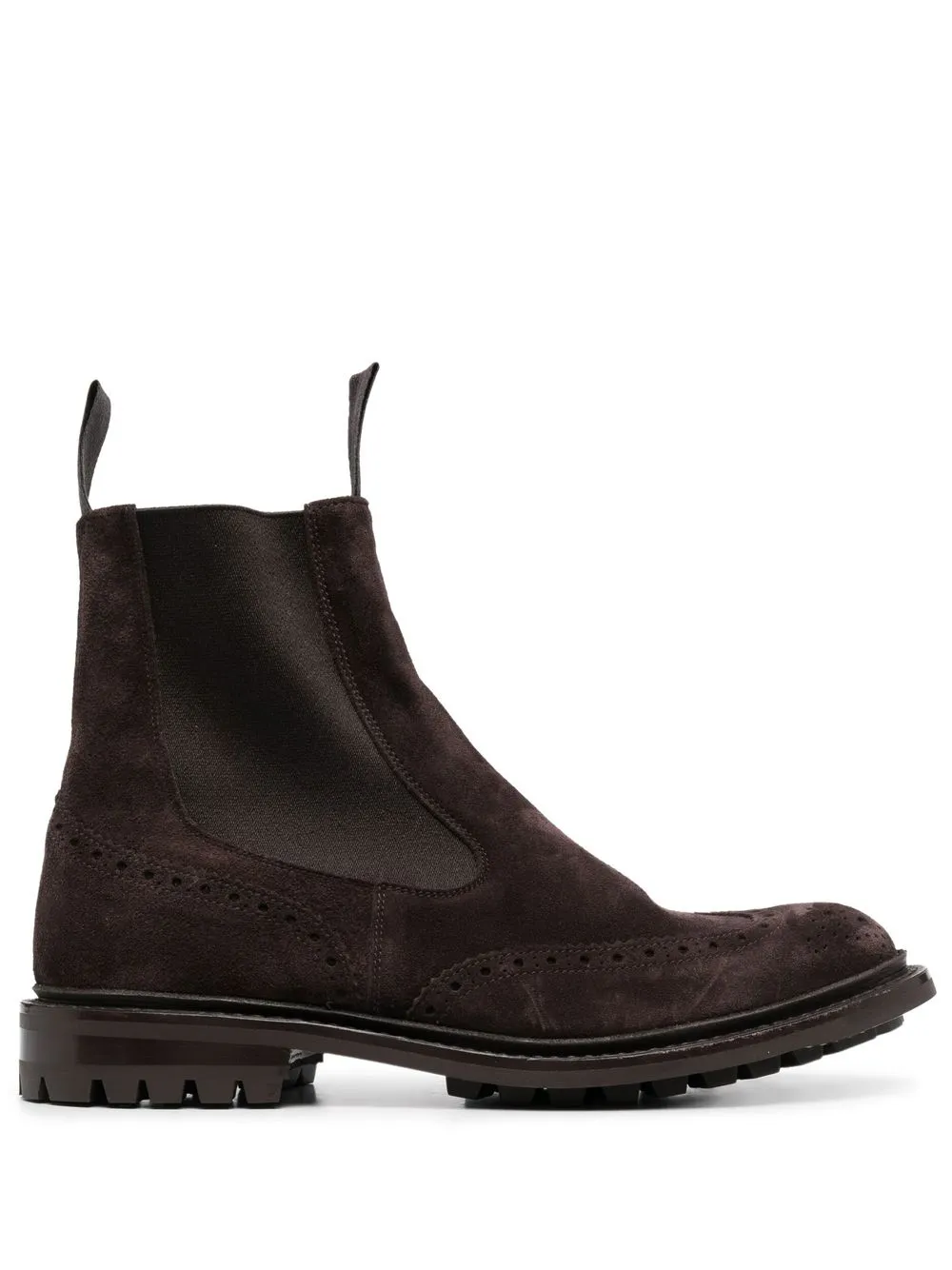 

Tricker's elasticated side-panel ankle boots - Brown