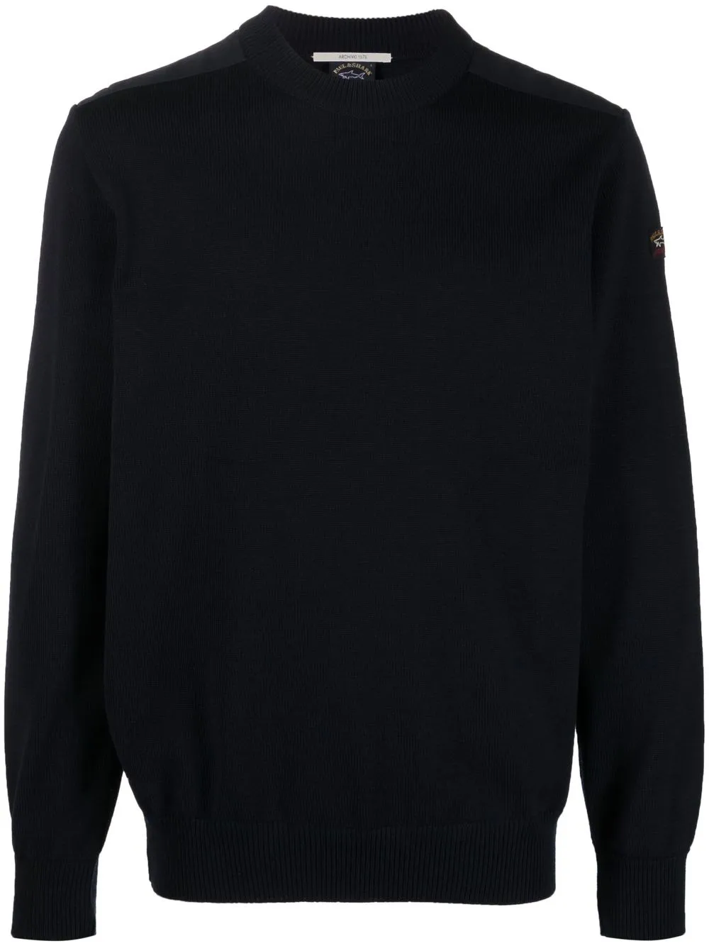 

Paul & Shark crew-neck knitted wool jumper - Blue