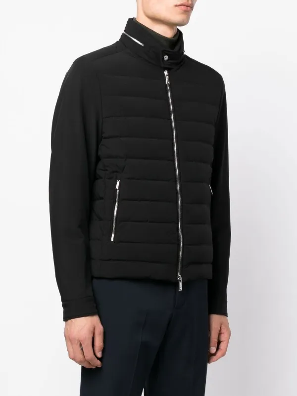 Moorer zip-up Hooded Down Jacket | Blue | FARFETCH