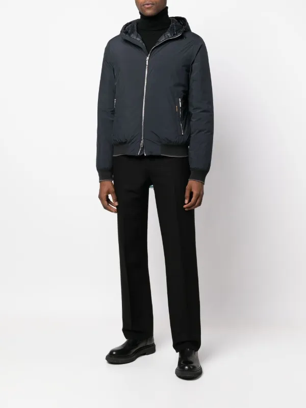 Moorer zip-up Hooded Jacket | Blue | FARFETCH BH Moorer zip-up Hooded Jacket | Blue | FARFETCH BH