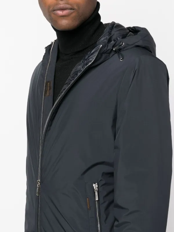 Moorer zip-up Hooded Jacket | Blue | FARFETCH BH Moorer zip-up Hooded Jacket | Blue | FARFETCH BH