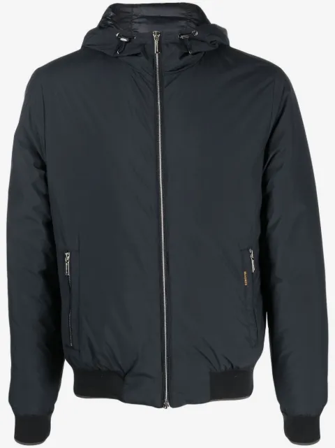 Moorer veste zippée à capuche