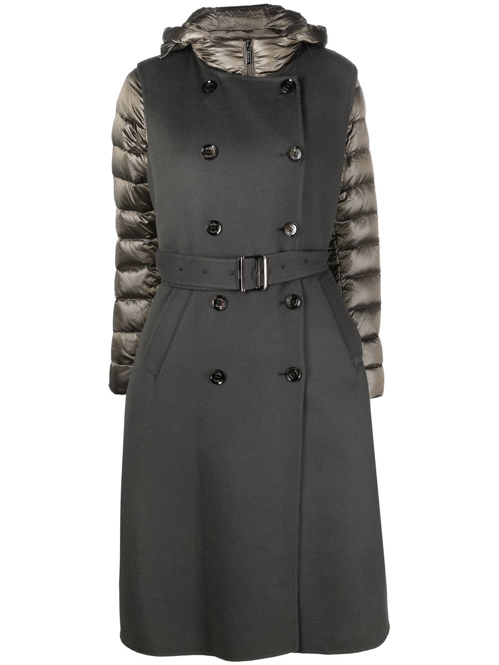 Moorer Padded Double-breasted Coat In U0025