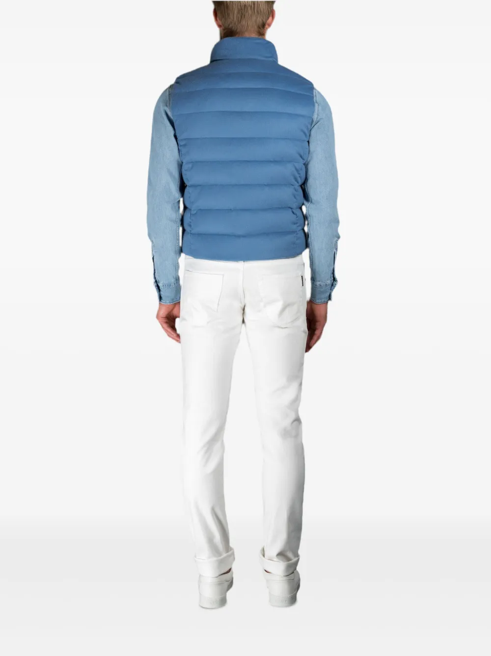 Moorer Bodywarmer met rits Blauw