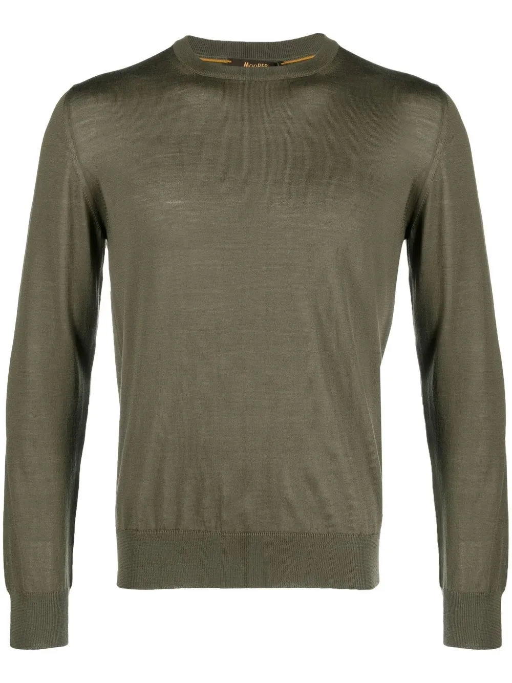 

Moorer crew neck pullover jumper - Green