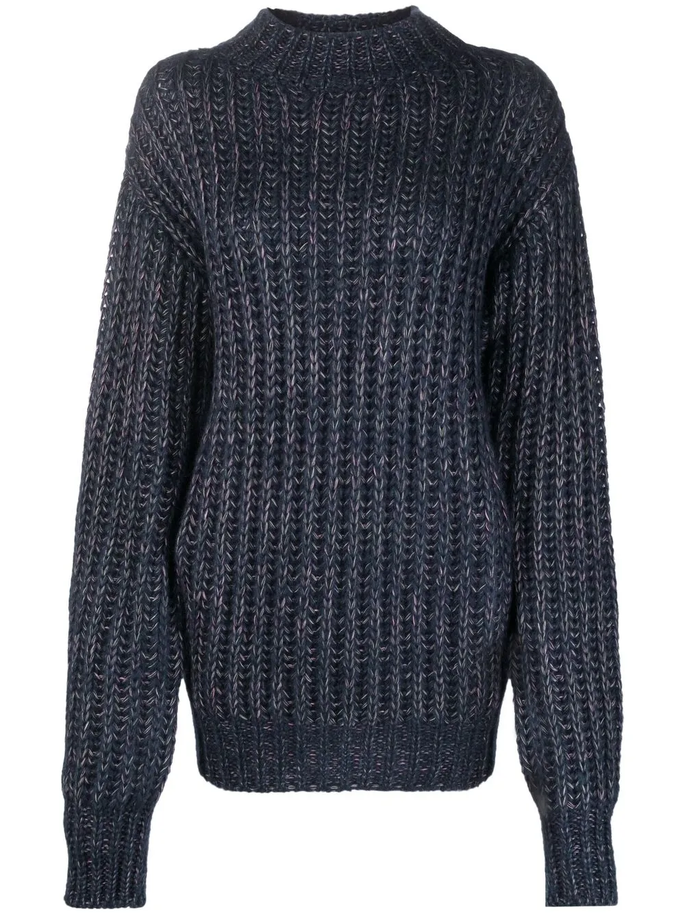 

Moorer crew-neck chunky-knit jumper - Blue