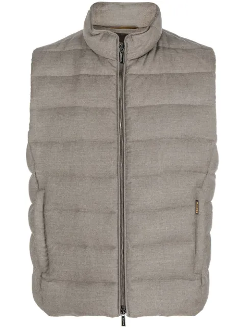 Moorer padded down gilet