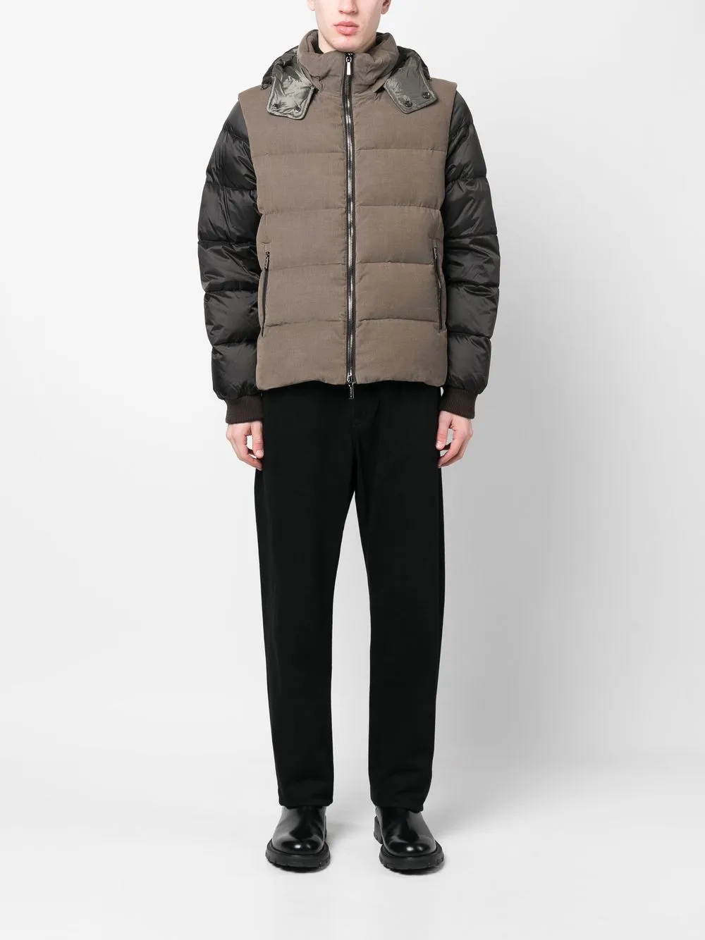 Moorer Gewatteerd jack - Beige