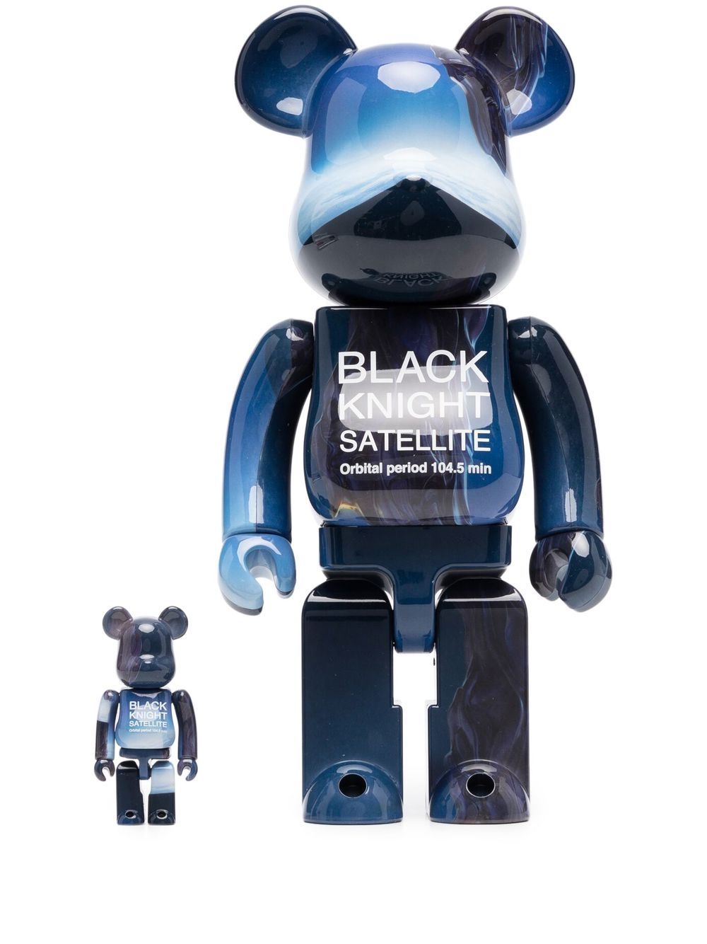 BE@RBRICK Knight Satellite 100% + 400% figures