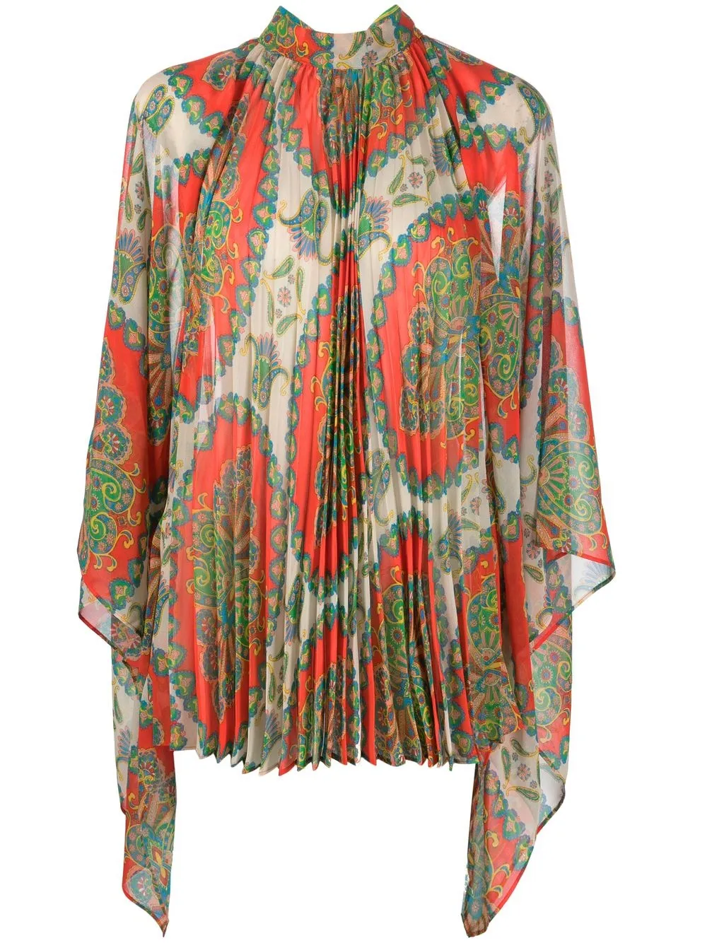 

ETRO paisley-print flared blouse - Neutrals