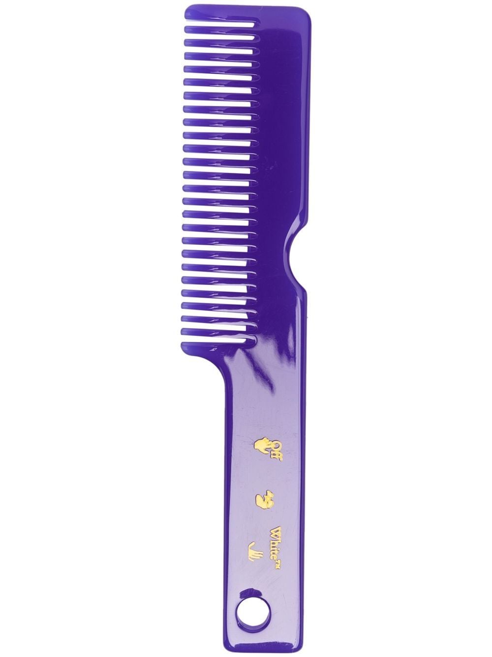 Off-white Hands Off Comb In Purple