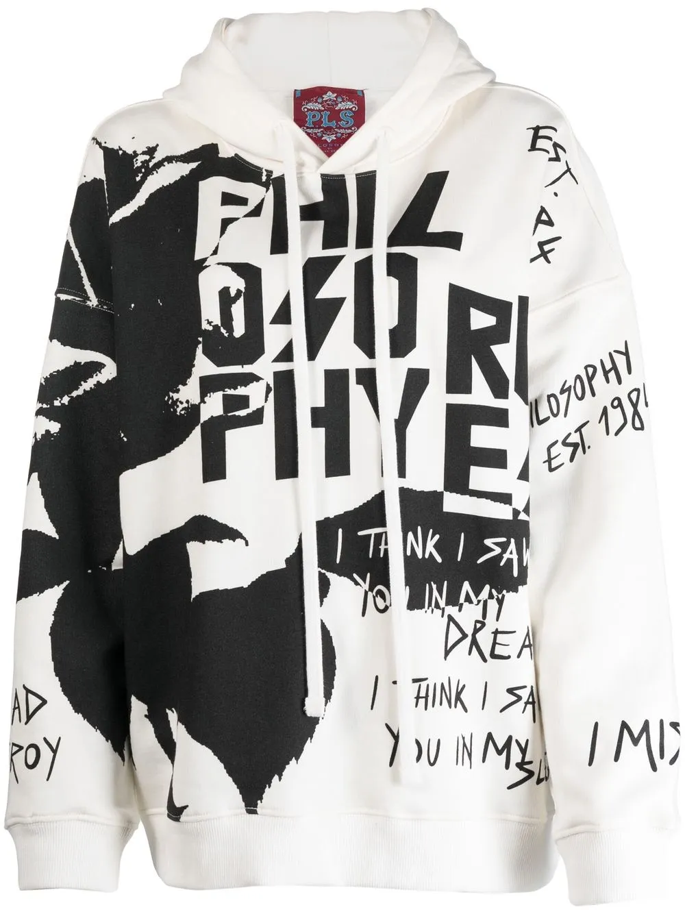 

Philosophy Di Lorenzo Serafini all-over graphic print sweatshirt - Neutrals